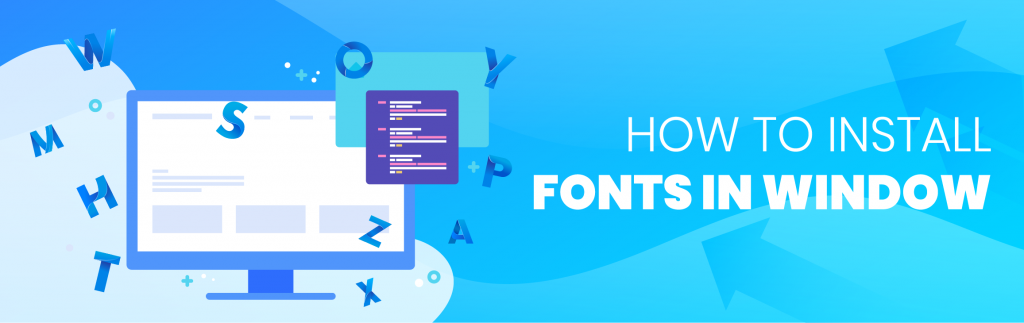 HOW TO INSTALL FONTS IN WINDOW - 219 Graphics